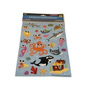 JOT 25 stickers googly eye crafts scrapbook art SEA OCEAN ANIMALS